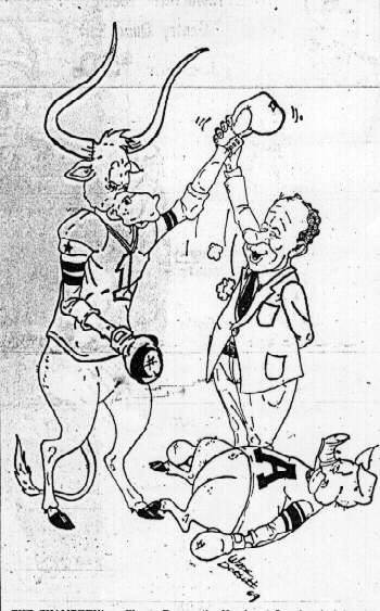 Illustration for article titled A Brief History Of Sports In Political Cartoons